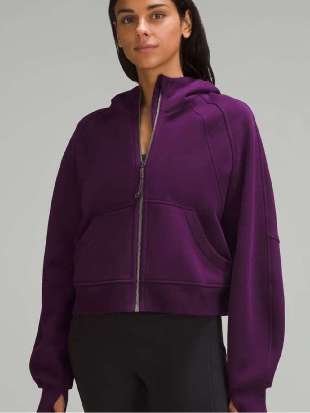 lululemon athletica Deep Purple Full-Zip Hooded Sweatshirt